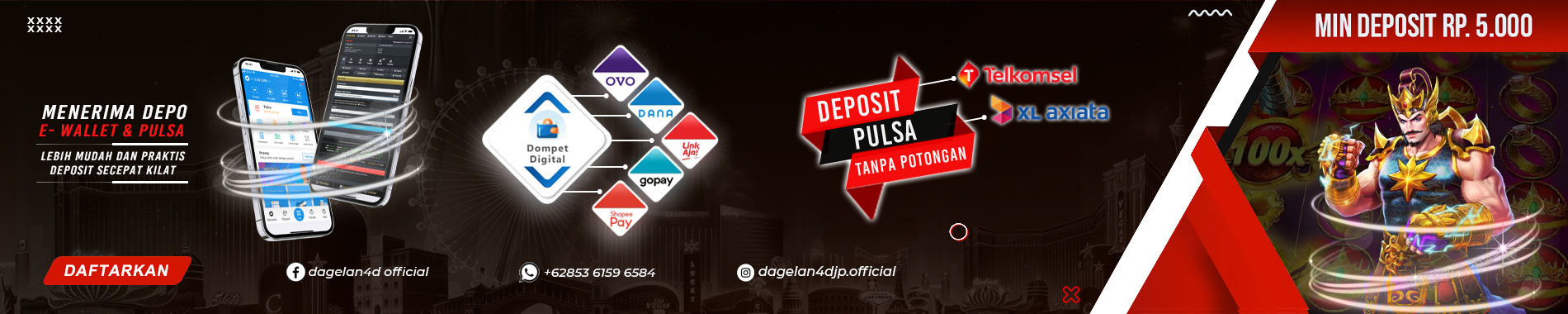 deposit dengan e-wallet lebih mudah